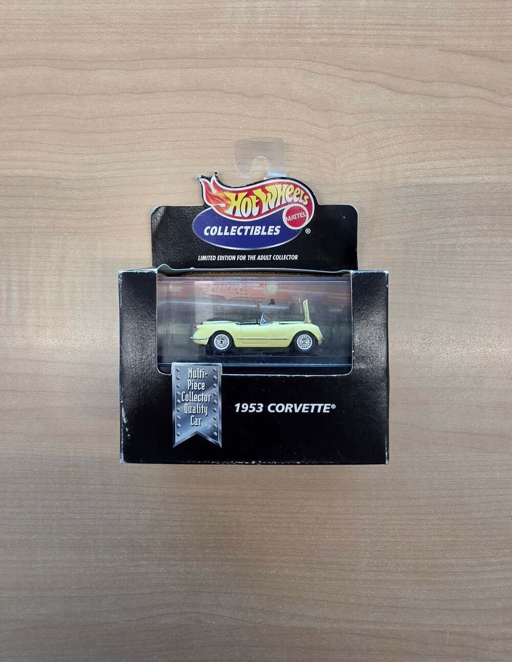 Hot Wheels Collectibles 1953 Corvette Yellow Diecast Car